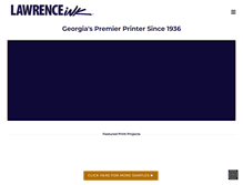 Tablet Screenshot of lawrenceink.com